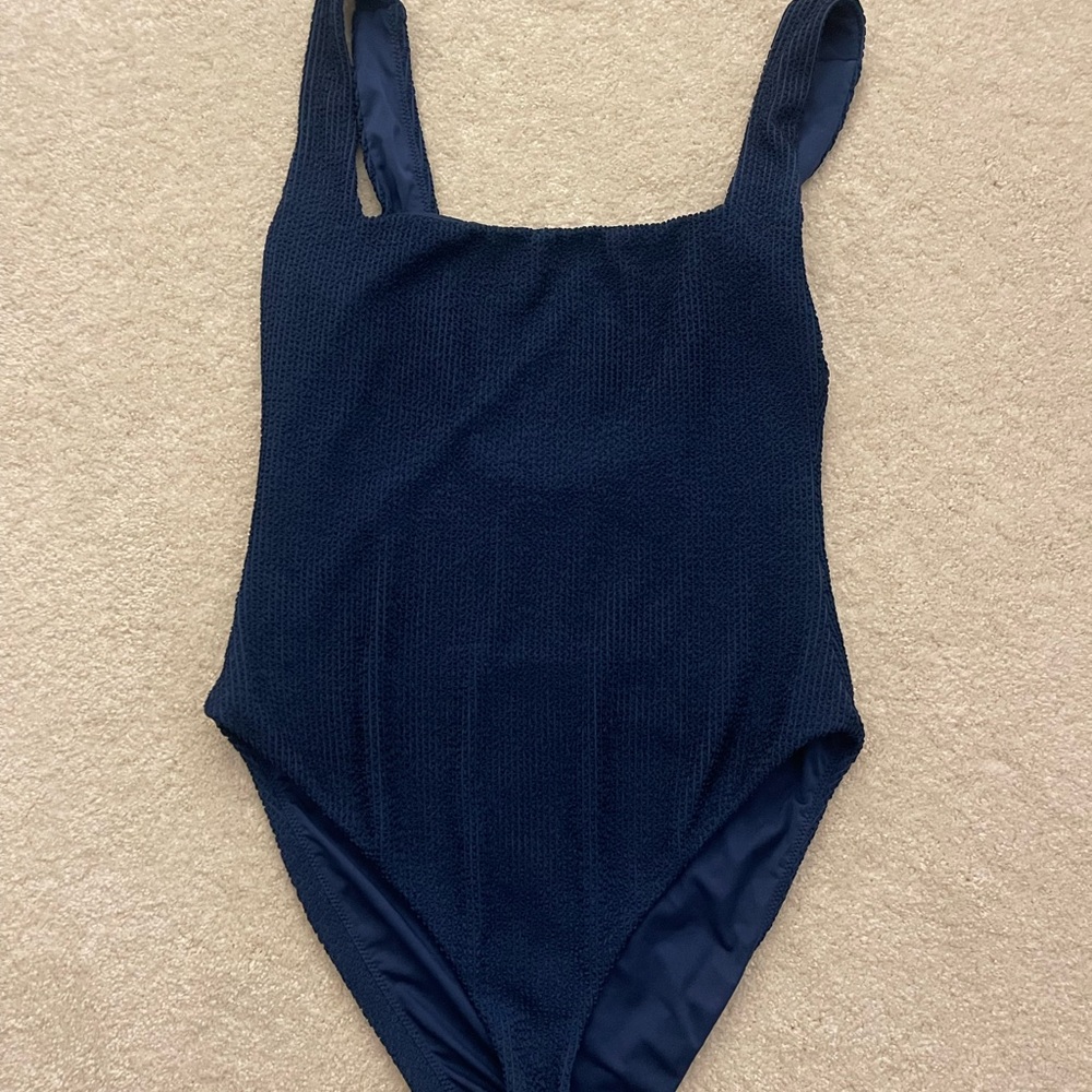 Show Me Your MuMu Navy One Piece Swimsuit